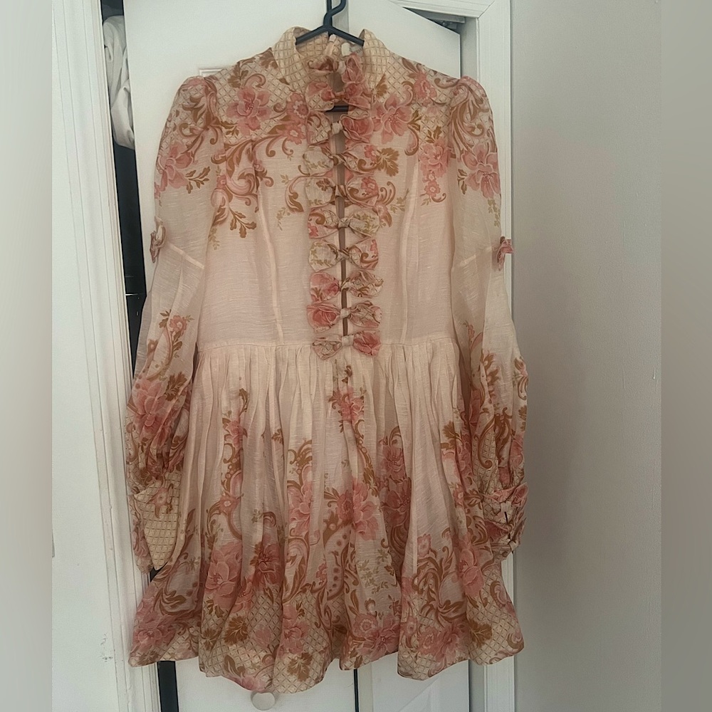 Pink Zimmermann Short dress Size 3